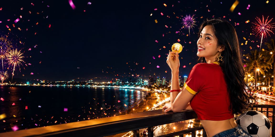 Người hâm mộ bóng đá tại Phan Thiết theo dõi kèo cược qua điện thoại trong lễ hội